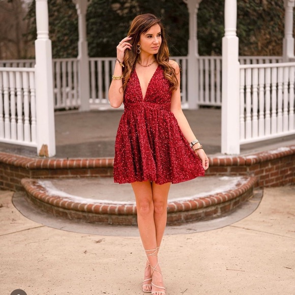 Red Dress Boutique Dresses Red Sequin Mini Dress From Red Dress Boutique Poshmark